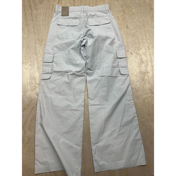 Pacsun Mid Rise Puddle Elastic Waist Cargo Pants Sz S Gray NWTs Full Length - Picture 4 of 5